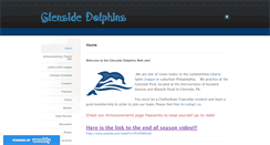 Desktop Screenshot of glensidedolphins.org